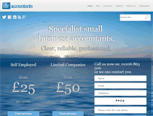 Tablet Screenshot of dlraccountants.com